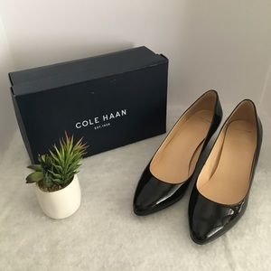 Cole Haan-Catalina Wedge, Black Patent, size11B